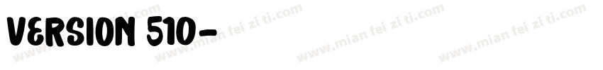 Version 510字体转换